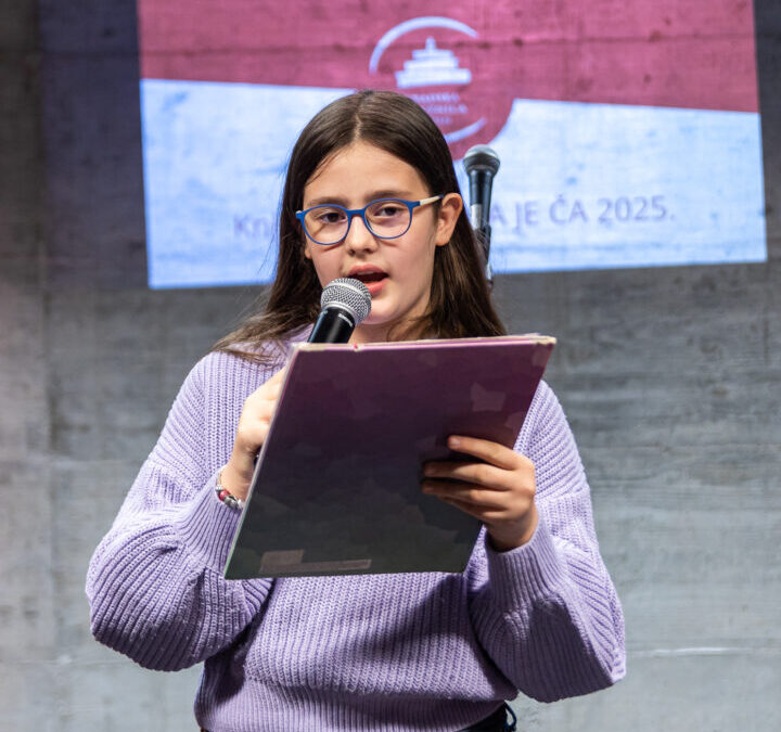 Mia Radičanin, učenica PŠ Vinež, pohvaljena na literarnom natječaju Ca je ča
