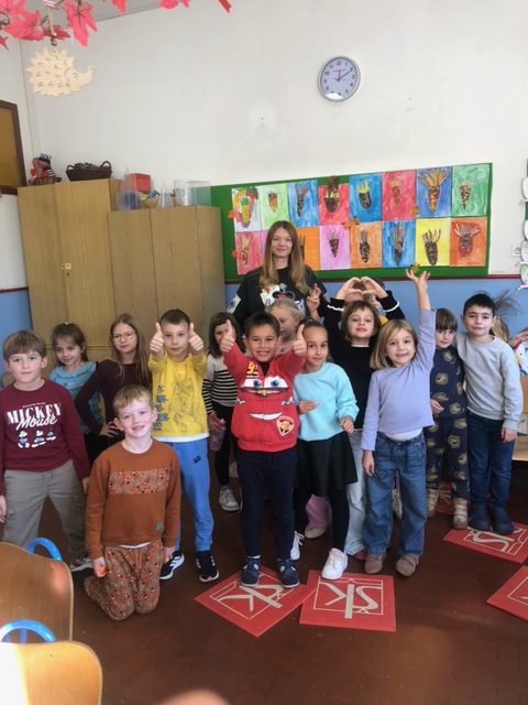 Predavanje o pčelama i medu u 1.razredu matične škole