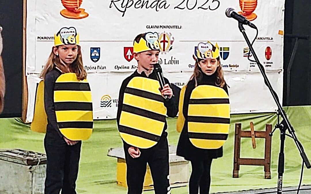 Naši učenici sudjelovali u otvorenju programa manifestacije Dani meda Labinštine