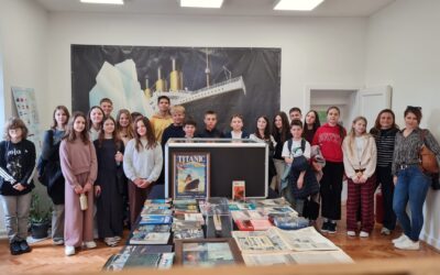 Učenici povijesne skupine posjetili izložbu o Titanicu u Labinu