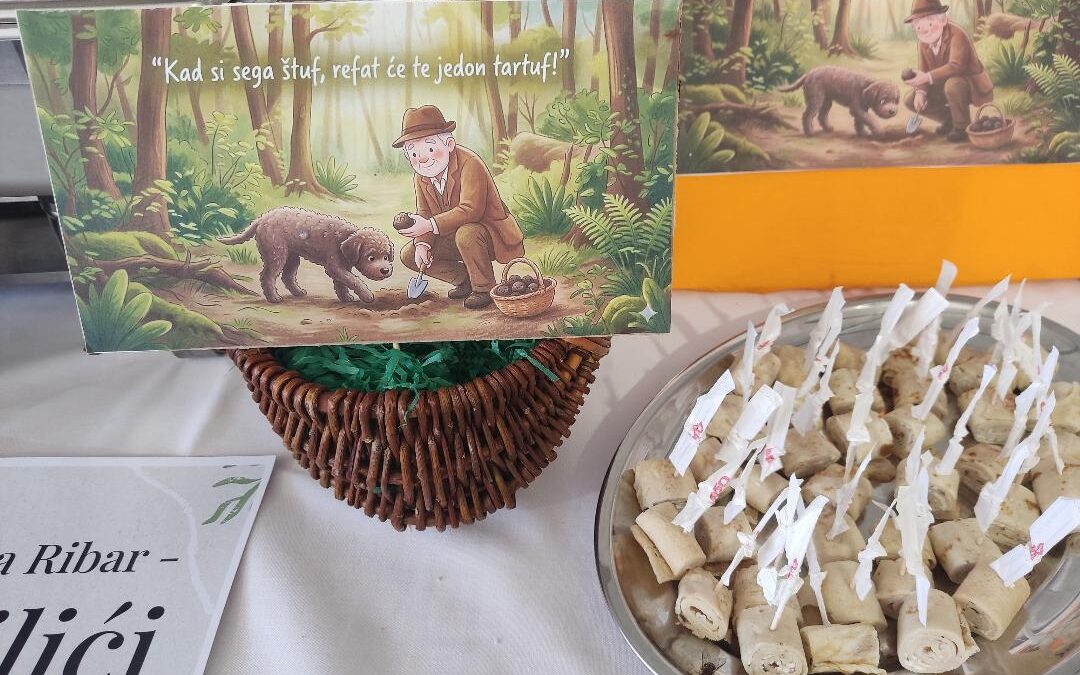 Učenici PŠ Vozilići predstavili svoje slastice s tartufom na Festivalu samoniklog bilja u Kršanu